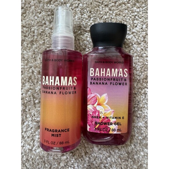 Bath & Body Works Other - Bath & Body Works Bahamas 2 pc: shower gel, fragrance mist NEW Travel Size